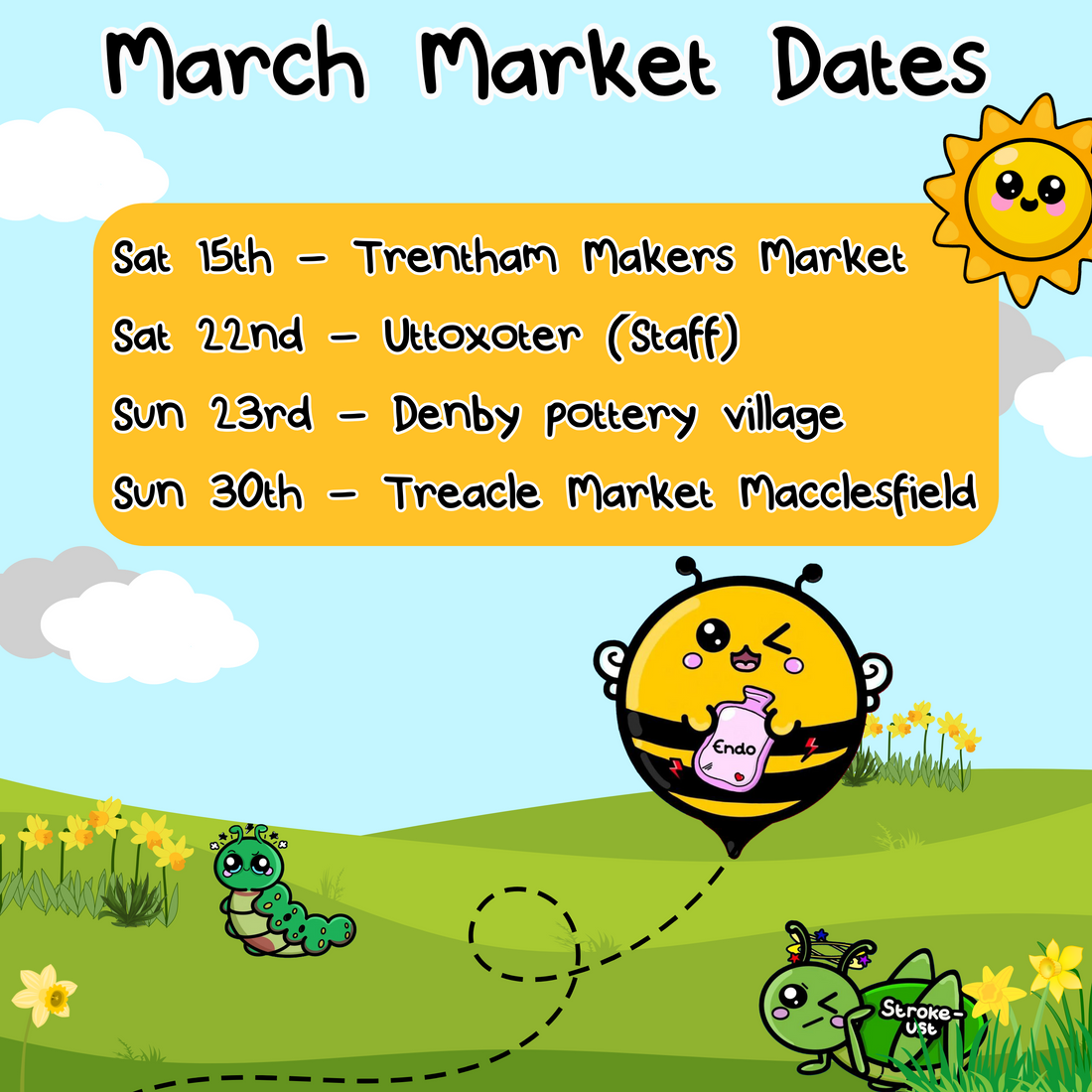 March Market Dates! 🐝